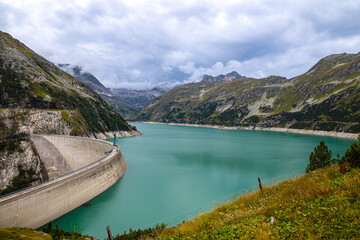 lake and mountains