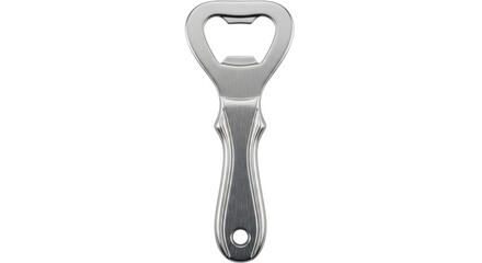 Isolated Silver Bottle Opener