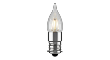 Isolated Vintage Light Bulb