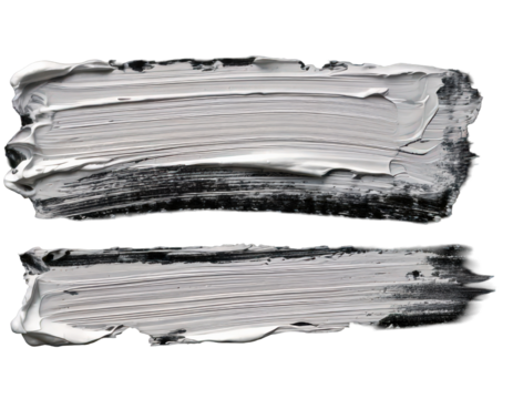 Gray paint strokes on dark background