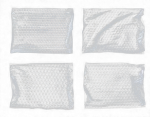 Protective plastic bubble wrap sheets