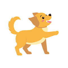 play dog puppy playful pet animal cute friendly canine happy outdoor fun illustrations
