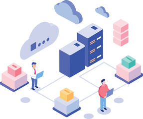 Cloud Data Management with Isometric Servers and Dashboard