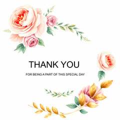  Thank you card template