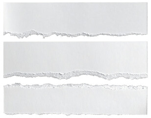 Naklejka premium Torn paper strips background