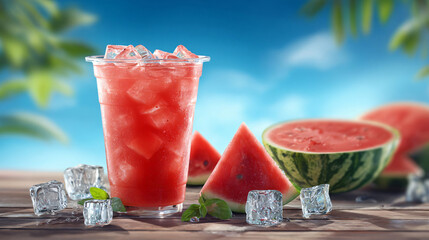 Refreshing Watermelon Juice: A Vibrant Summer Drink Bursting with Natural Sweetness and Hydration Perfect for Hot Days and Healthy Living
