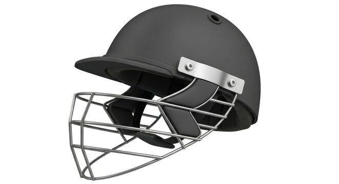 Isolated Cricket Helmet