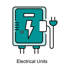 Electrical Units Icon. Vector Design