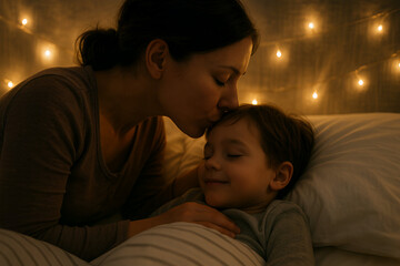 mother and son