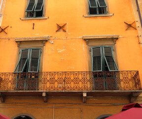 facade of an old house