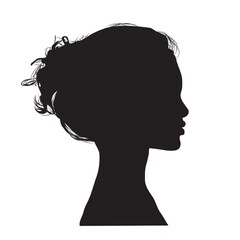 Women's Equality Day banner design with woman silhouette. Vector illustration,women face silhouettes. Vector illustration of side view of woman face silhouette. side view of woman silhouette. woman av