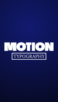 Vertical Title Animation
