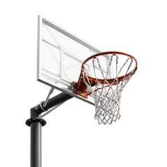 basketball hoop isolated in white background