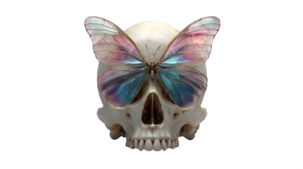 skeleton of a butterfly