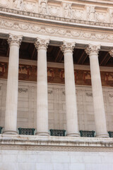 Obraz premium columns of vatican in rome perfectly conserved architecture columnata 