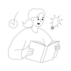 Education vector illustrations set, school children scenes. Studying, exams, homework, academic life, classroom activities collection. Students reading, writing, doing science, math. Back to school