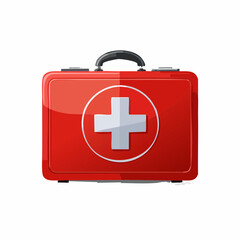 Obraz premium First aid kit box closed 