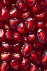 Close-Up of Fresh Pomegranate Seeds