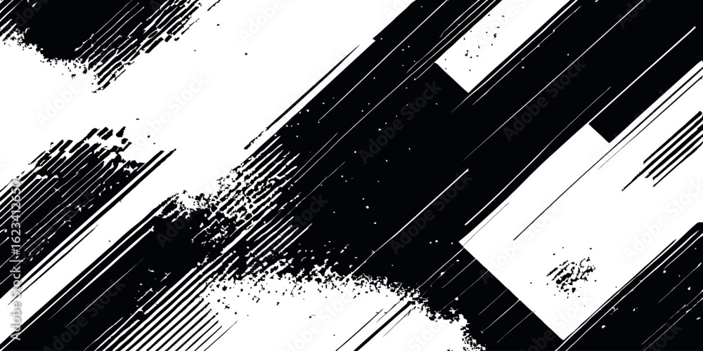 Poster energetic diagonal flow visual design
