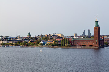 Fototapeta premium Panoramic view of Stockholm, capital of Sweden