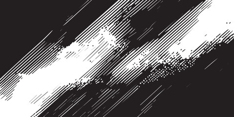 Energetic abstract rush style pattern