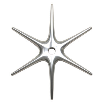 3d liquid chrome abstract shape element