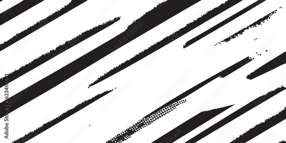 Poster minimal slant stripe composition