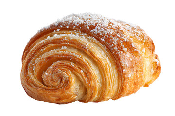 Golden Pastry Swirl Sugar Sprinkle Delightful Treat,