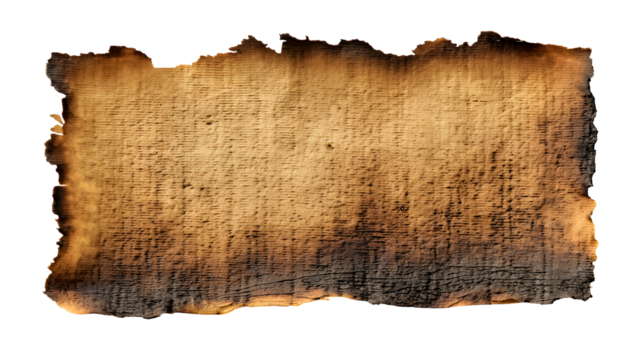 Burned paper texture background ancient parchment fire damage old paper