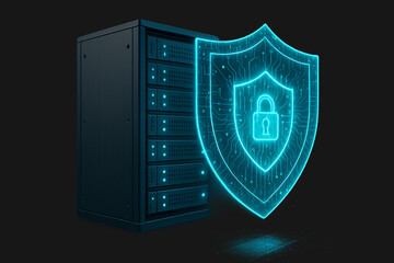 server alert room, red data center, emergency server lights, critical system failure, data center breach, cybersecurity warning, red server rack, dark tech corridor, IT infrastructure alert, cyber att