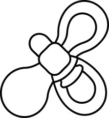 vector illustration of a fan