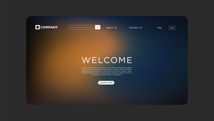 Welcome to our website a clean professional landing page design for modern businesses and digital marketing