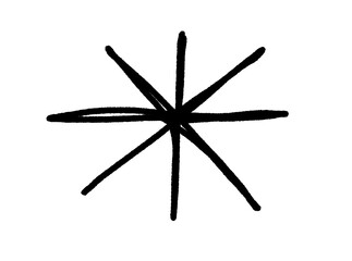 Minimalist Abstract Hand Line Drawing