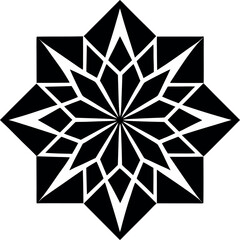 Silhouette of grand staircase in architectural minimalist vector design