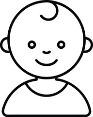 baby girl vector illustration