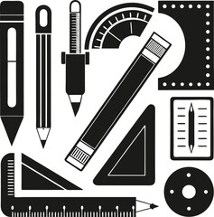 tools icons set