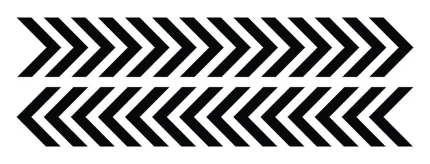 Chevron Arrow Seamless Pattern &ndash; Horizontal Direction Design
