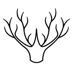 Elegant crown adorned with majestic antler like branches reaching skyward