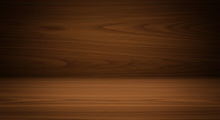 Naklejka premium Dark Brown Wooden Texture Background.
