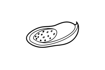 half sliced cucumber fresh vegetable healthy food nutrition icon