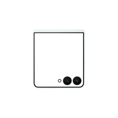 Similar to android device mint smartphone mockup template without background and with white screen 