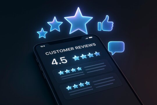 Get glowing customer reviews and boost your business reputation with our innovative rating system app now