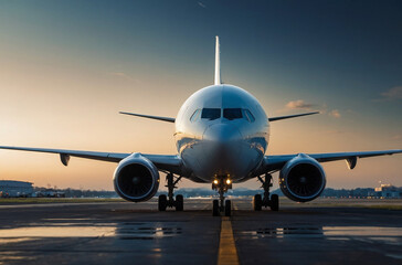 airplane in the airport