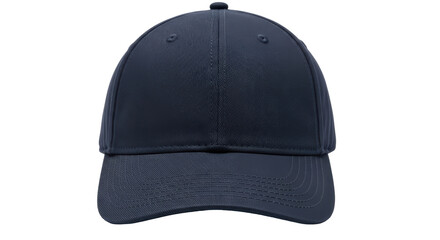 Isolated Navy Blue Baseball Cap
