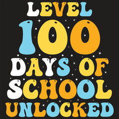 100 days of school Shirt Print Template, Typography Design For Shirt, Mugs, Iron, Glass, Stickers, Hoodies, Pillows, Phone Cases, etc