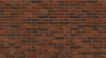 Classic red brick wall texture with detailed mortar lines — perfect for architectural mockups, exterior backgrounds, game textures, and vintage design projects