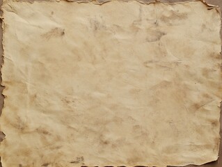 AI-generated illustration of vintage ornate border background on an aged paper