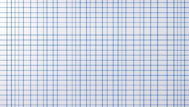 A sheet of graph paper with blue grid lines on white background.