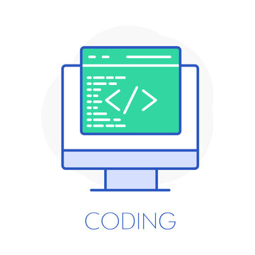 Coding, Programming, Developer, Code Editor, HTML Icon