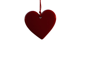 Valentine heart with hearts